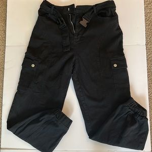 Forever21 black cargo pants